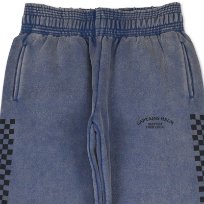 【先行予約】キャプテンズヘルム ライン チェック ヴィンテージ スウェット パンツ