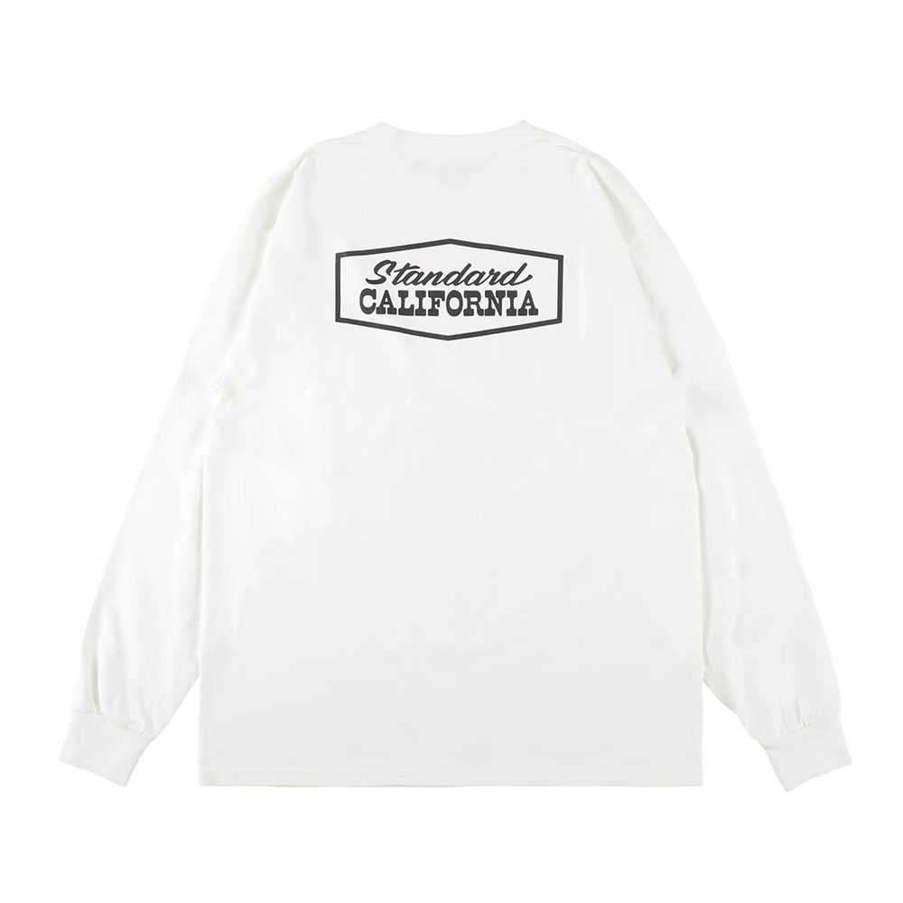 スタンダードカリフォルニア ヘヴィーウェイト スタジアム ロゴ ロング スリーブ ティー