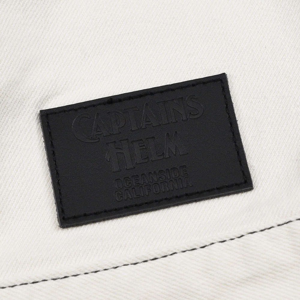キャプテンズヘルム ヘルム ホワイト リラックス デニム ジャケット