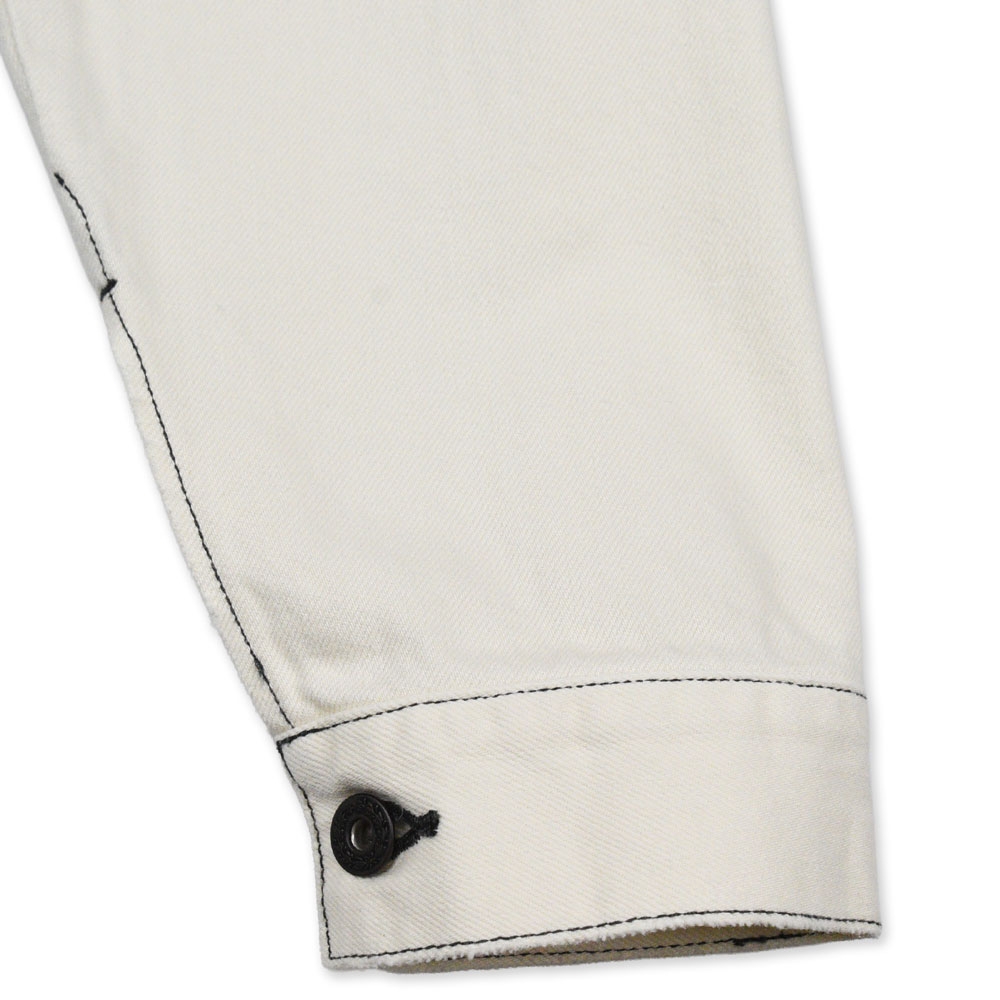 キャプテンズヘルム ヘルム ホワイト リラックス デニム ジャケット