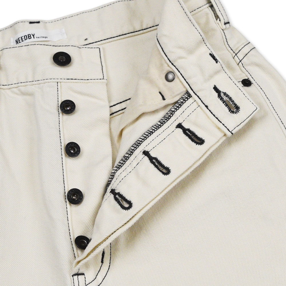 キャプテンズヘルム ヘルム ホワイト リラックス デニム パンツ