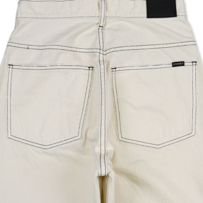 キャプテンズヘルム ヘルム ホワイト リラックス デニム パンツ