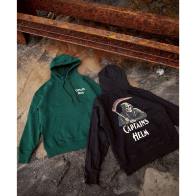 キャプテンズヘルム 40's コミックブック グラフィック フーディー