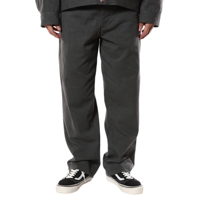 キャリー スラブ サテン ワーク トラウザー