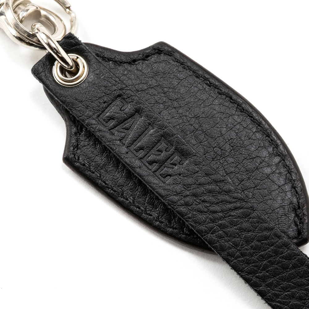 キャリー スタッズ レザー ロング キーリング