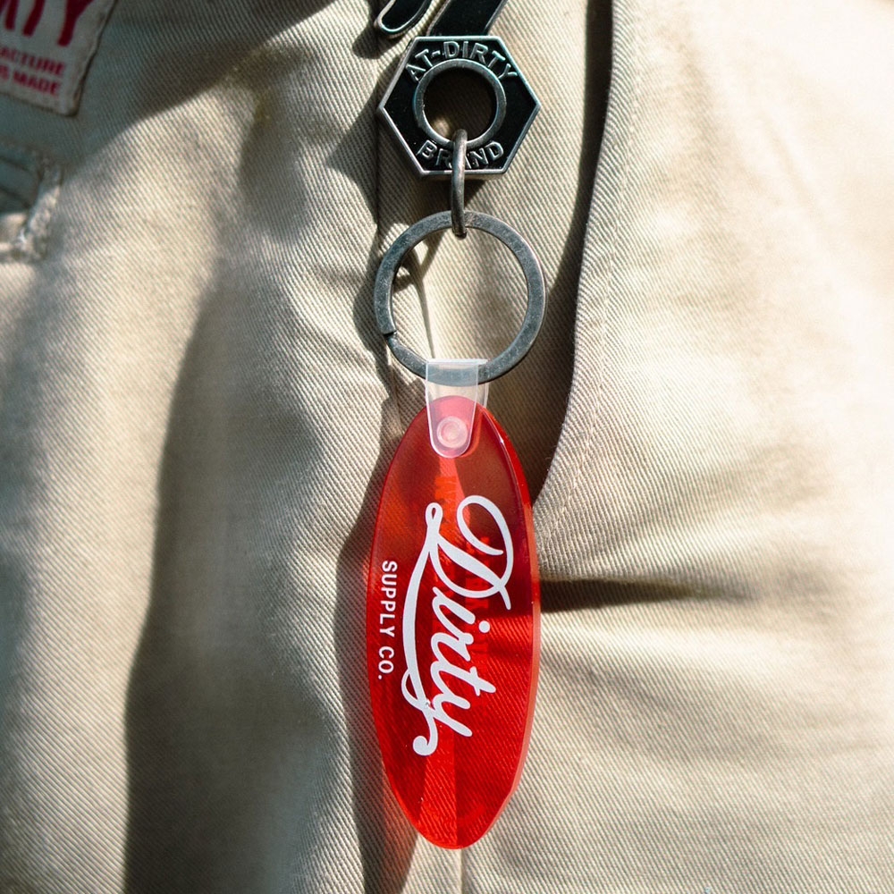 アットダーティー クリア キーホルダー