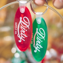 アットダーティー クリア キーホルダー