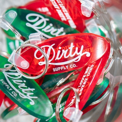 アットダーティー クリア キーホルダー