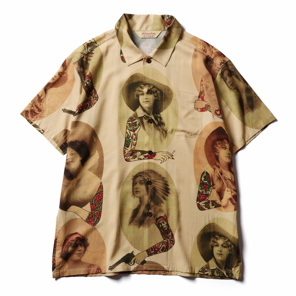 【先行予約専用ページ】ソフトマシーン インクド ウーマン シャツ ショートリーブ