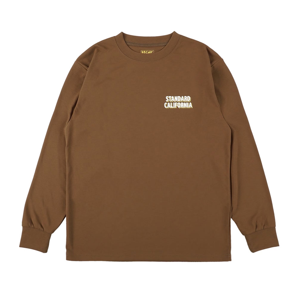 スタンダードカリフォルニア テック ドライ ロゴ ロング スリーブ ティー