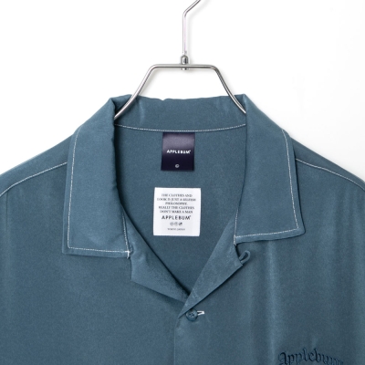 アップルバム フェミニッシュ サテン アロハ シャツ