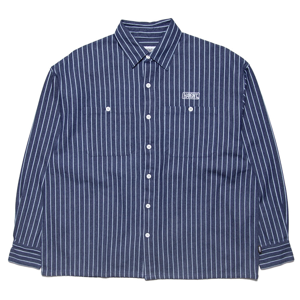 ヘイト ストライプ デニム シャツ | HAIGHT STRIPE DENIM SHIRT - TWO
