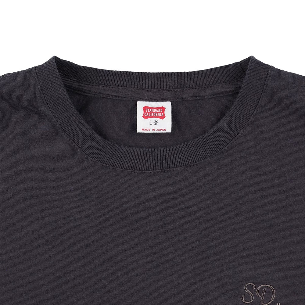 スタンダードカリフォルニア ユーエス コットン ロゴ ロングスリーブ ティー
