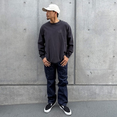 スタンダードカリフォルニア ユーエス コットン ロゴ ロングスリーブ ティー