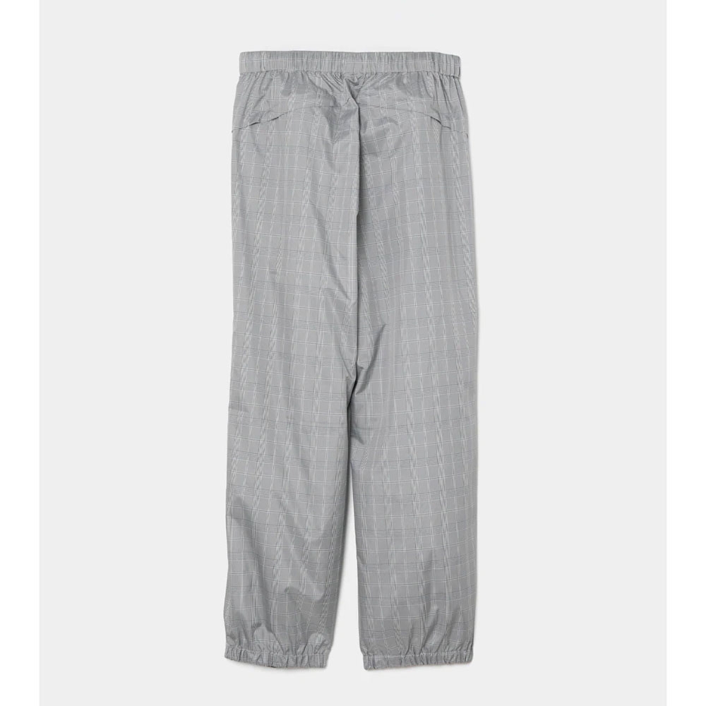 アップルバム チェック タフタ トラック パンツ