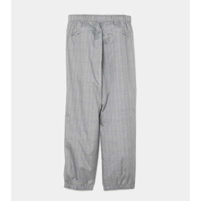 アップルバム チェック タフタ トラック パンツ