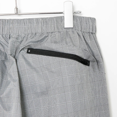 アップルバム チェック タフタ トラック パンツ