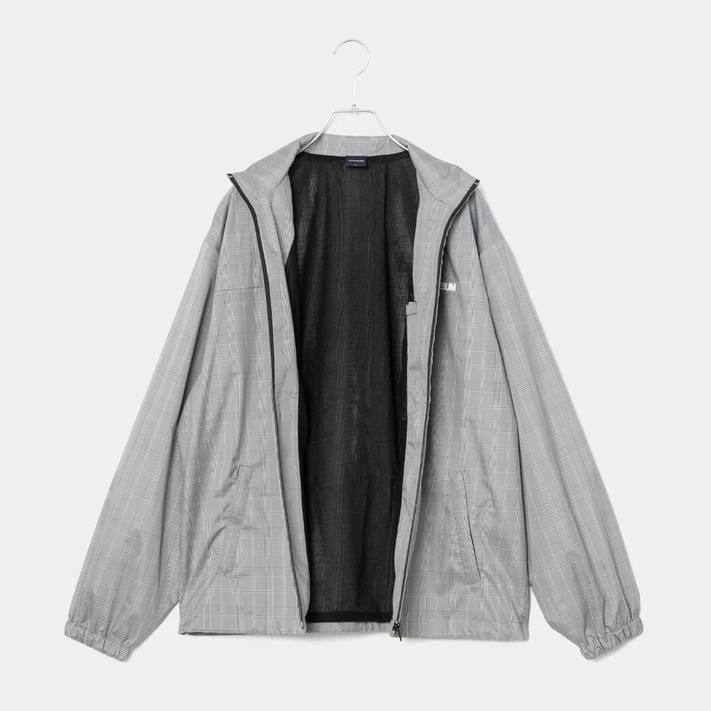 アップルバム チェック タフタ トラック ジャケット