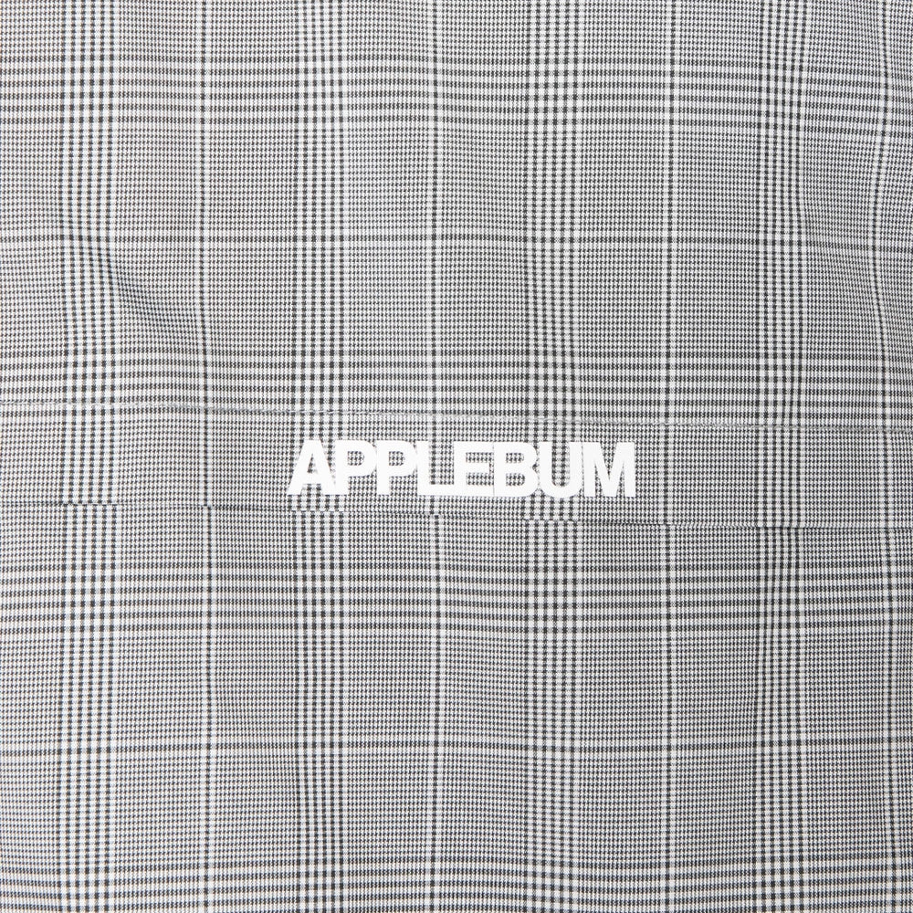 アップルバム チェック タフタ トラック ジャケット