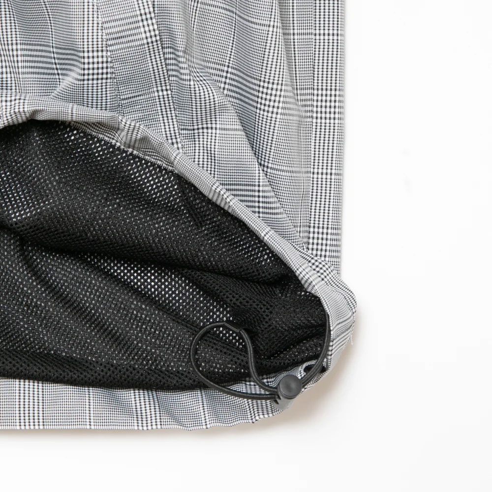 アップルバム チェック タフタ トラック ジャケット