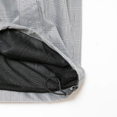 アップルバム チェック タフタ トラック ジャケット