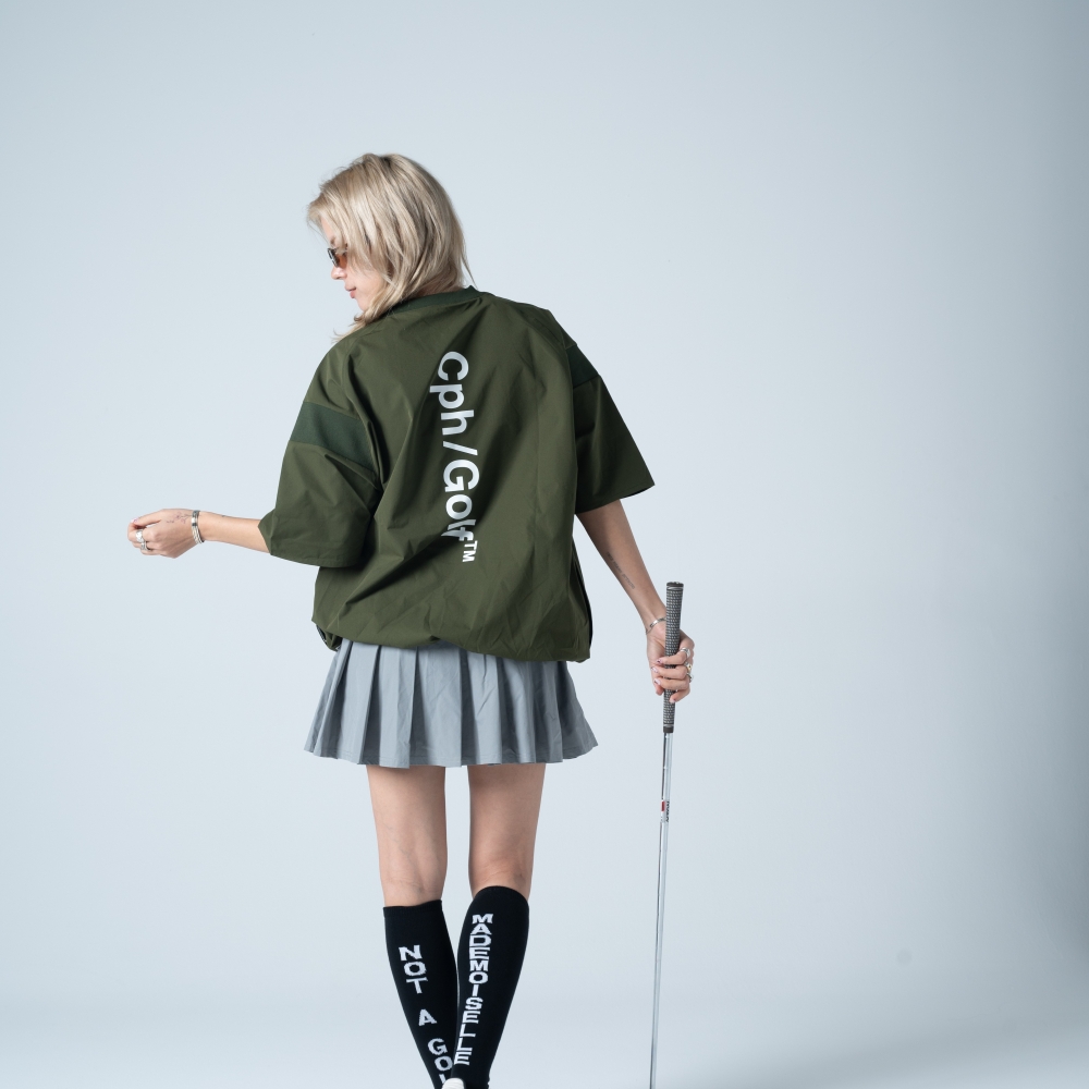 キャプテンズヘルム ゴルフ [ウーマン] ライト ウェイト ショートスリーブ ジップ プルオーバー