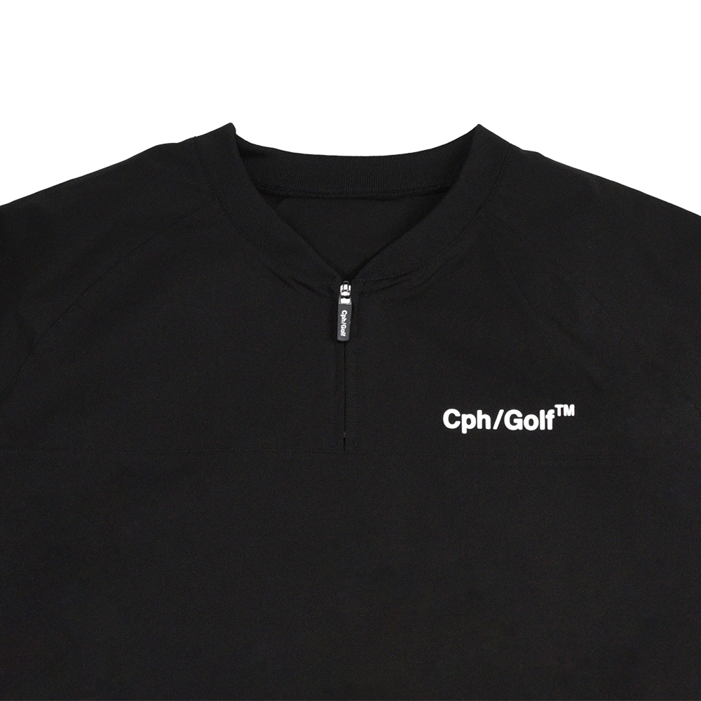 キャプテンズヘルム ゴルフ ライト ウェイト ショートスリーブ ジップ プルオーバー