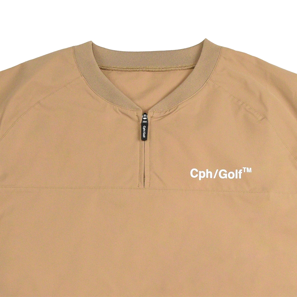 キャプテンズヘルム ゴルフ ライト ウェイト ショートスリーブ ジップ プルオーバー