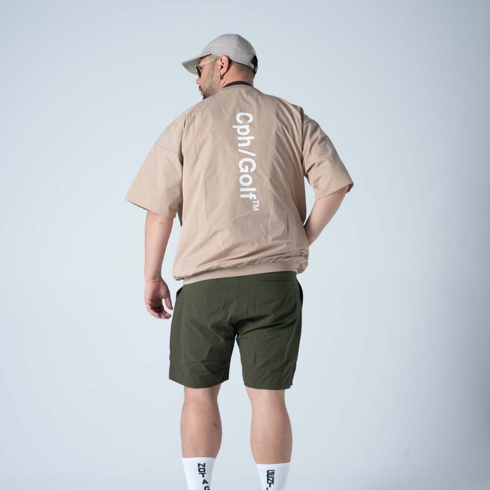 キャプテンズヘルム ゴルフ ライト ウェイト ショートスリーブ ジップ プルオーバー