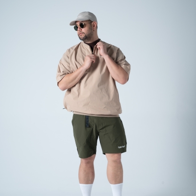 キャプテンズヘルム ゴルフ ライト ウェイト ショートスリーブ ジップ プルオーバー