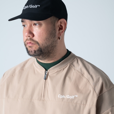 キャプテンズヘルム ゴルフ ライト ウェイト ショートスリーブ ジップ プルオーバー