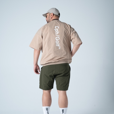 キャプテンズヘルム ゴルフ ライト ウェイト ショートスリーブ ジップ プルオーバー