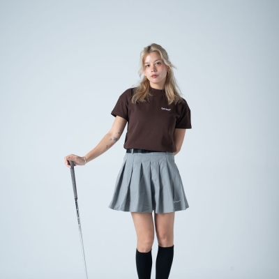 キャプテンズヘルム ゴルフ [ウーマン] マドマーゼル ハーフ モックネック ティー