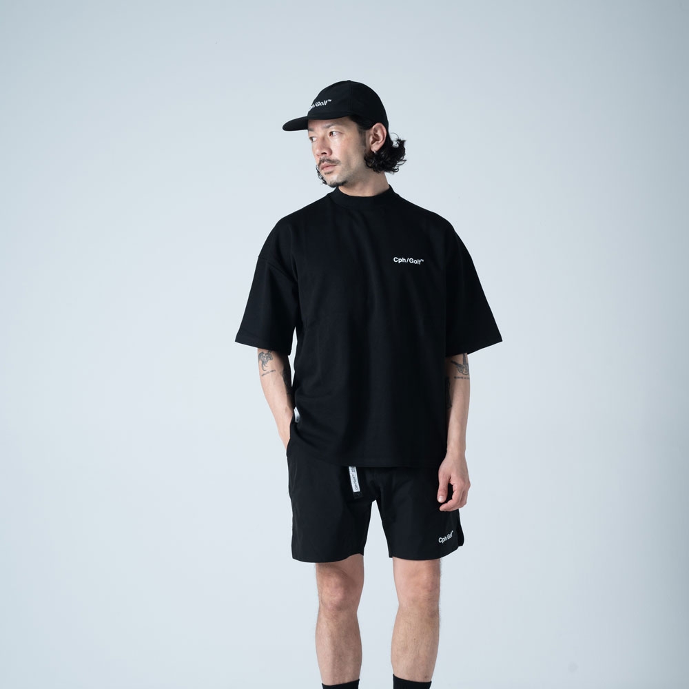 キャプテンズヘルム ゴルフ ジェントルマン ハーフ モック ネック ティー