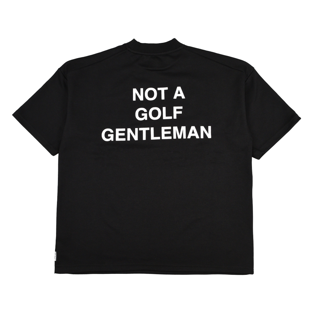 キャプテンズヘルム ゴルフ ジェントルマン ハーフ モック ネック ティー