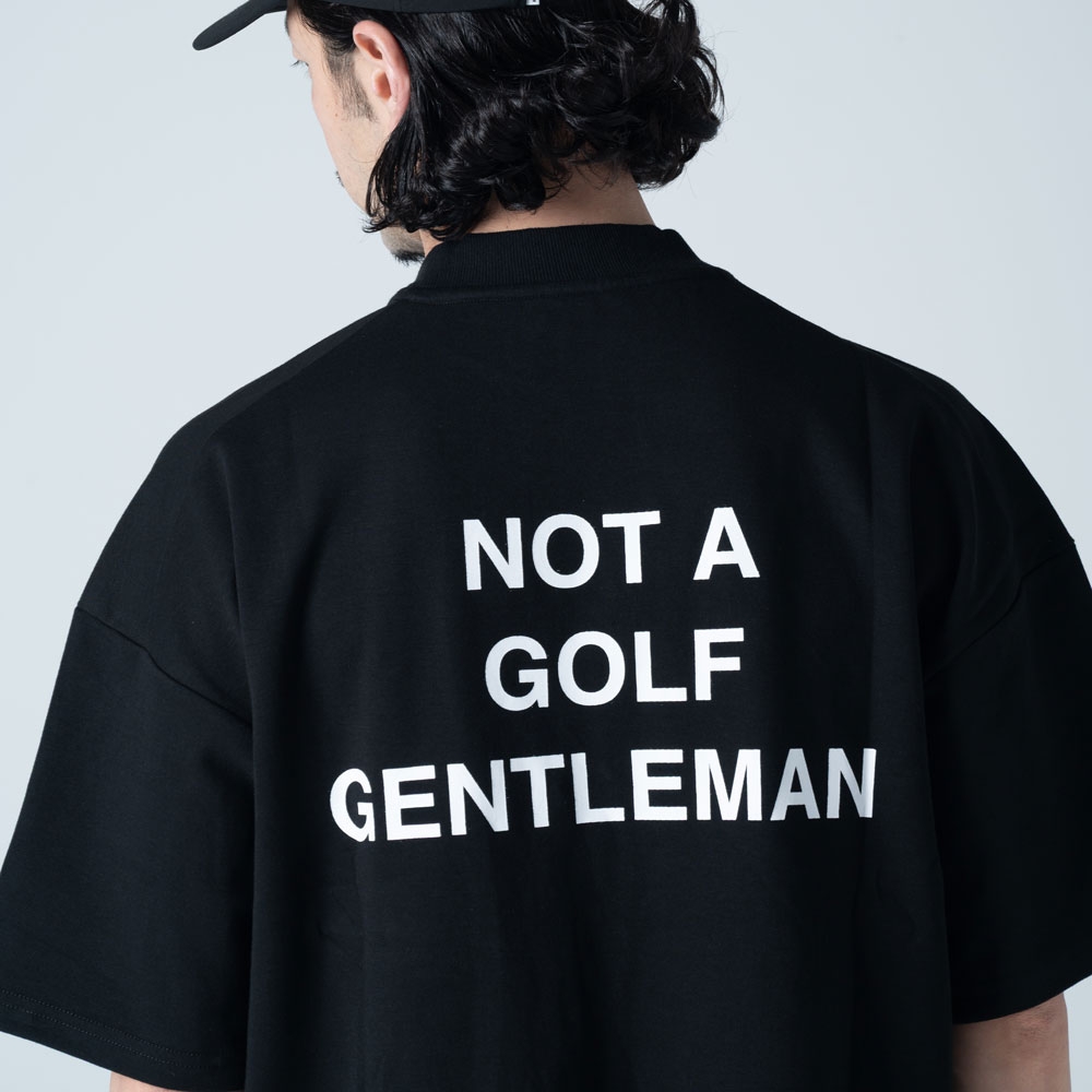 キャプテンズヘルム ゴルフ ジェントルマン ハーフ モック ネック ティー