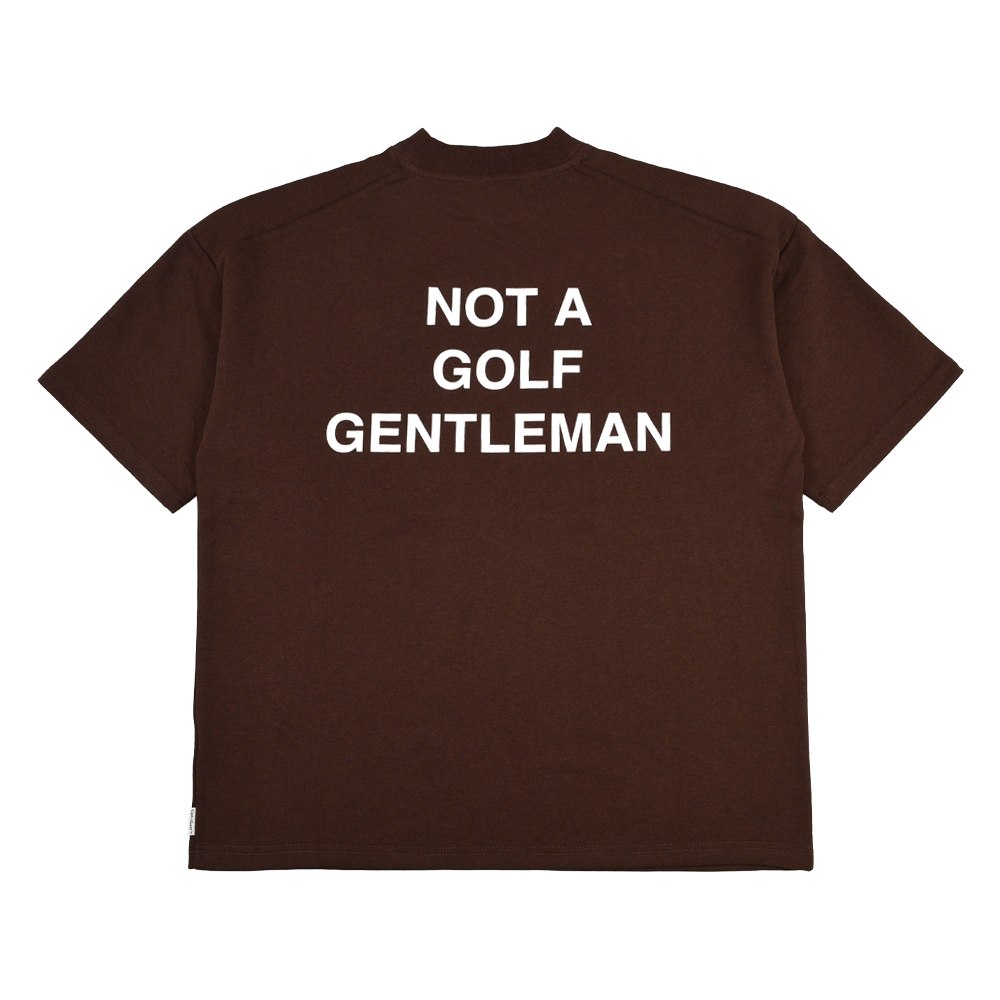 キャプテンズヘルム ゴルフ ジェントルマン ハーフ モック ネック ティー