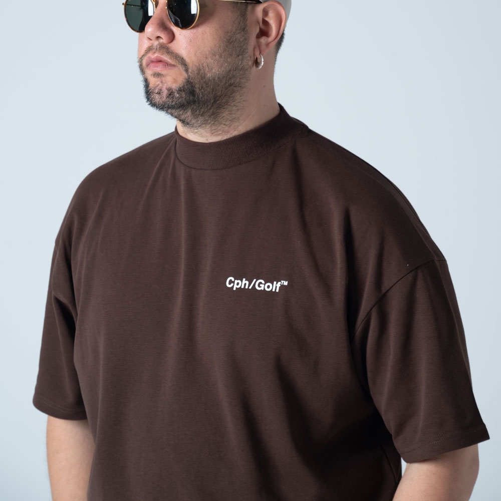 キャプテンズヘルム ゴルフ ジェントルマン ハーフ モック ネック ティー