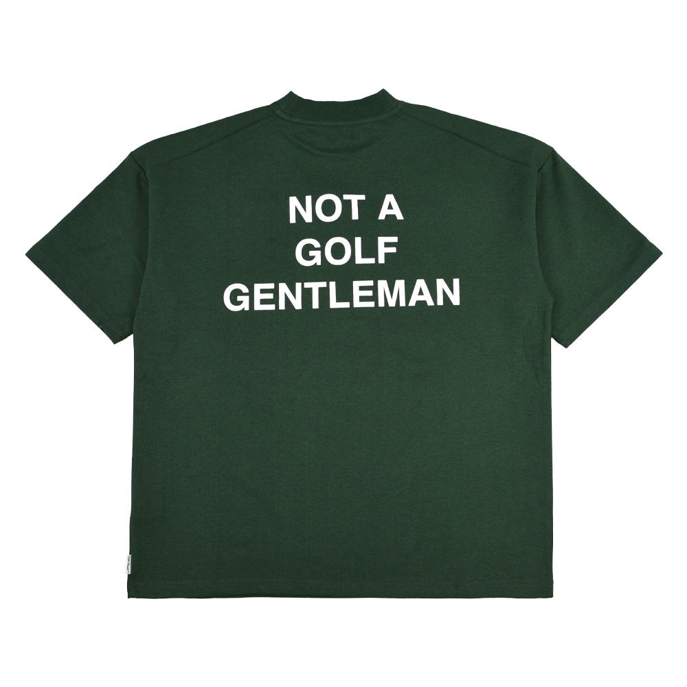 キャプテンズヘルム ゴルフ ジェントルマン ハーフ モック ネック ティー