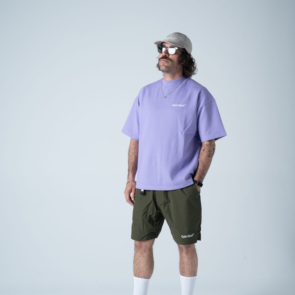 キャプテンズヘルム ゴルフ ジェントルマン ハーフ モック ネック ティー