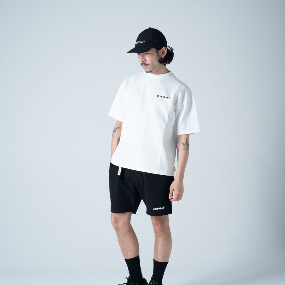 キャプテンズヘルム ゴルフ ジェントルマン ハーフ モック ネック ティー