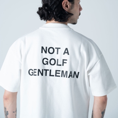 キャプテンズヘルム ゴルフ ジェントルマン ハーフ モック ネック ティー