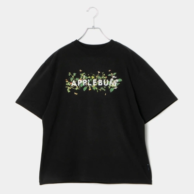 アップルバム “リーフド” ロゴ ティーシャツ