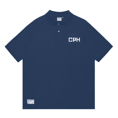 キャプテンズヘルム ゴルフ オーバーラップ ロゴ　ショートスリーブ　ポロ