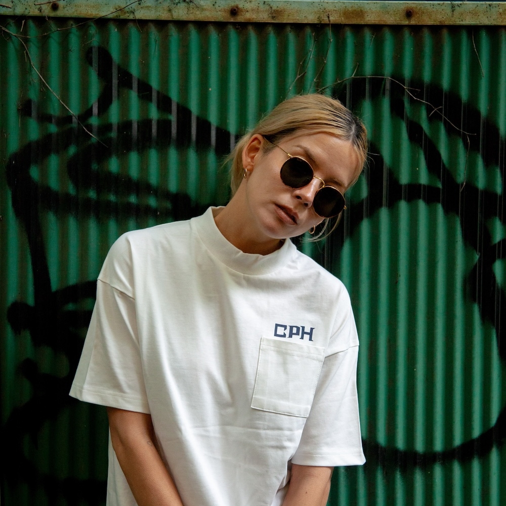 キャプテンズヘルム ゴルフ オーバーラップ ロゴ ショートスリーブ　モック