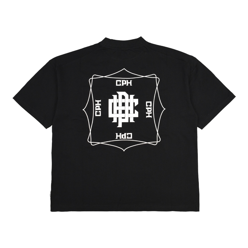 キャプテンズヘルム ゴルフ オーバーラップ ロゴ ショートスリーブ　モック