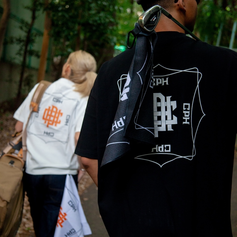 キャプテンズヘルム ゴルフ オーバーラップ ロゴ ショートスリーブ　モック