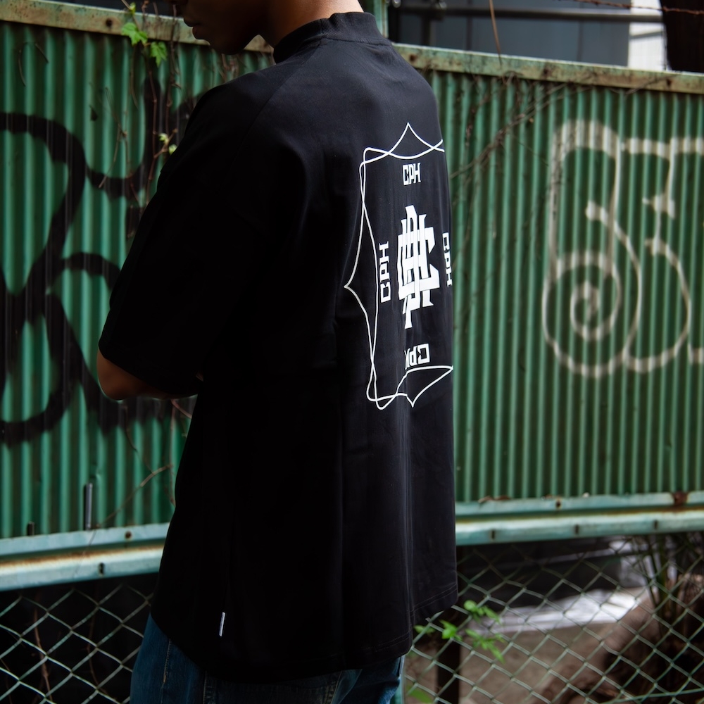 キャプテンズヘルム ゴルフ オーバーラップ ロゴ ショートスリーブ　モック