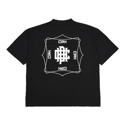 キャプテンズヘルム ゴルフ オーバーラップ ロゴ ショートスリーブ　モック