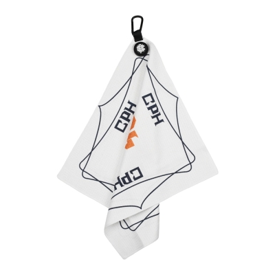 キャプテンズヘルム ゴルフ オーバーラップ ロゴ  ゴルフ タオル